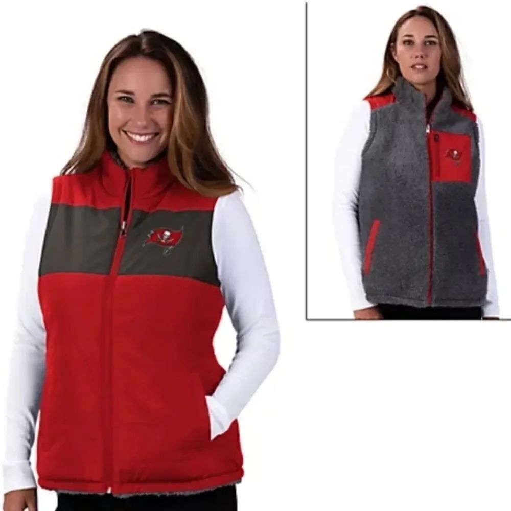Tampa Bay Buccaneers NFL Reversible Full-Zip Vest